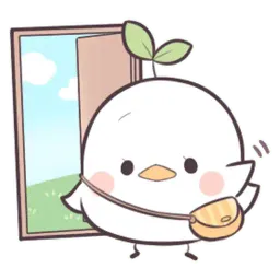 Птичка проросток sticker 10