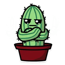 Кактус sticker 2