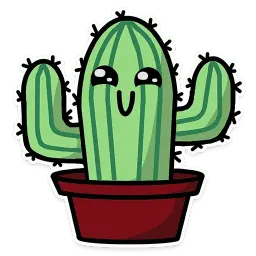 Кактус sticker 11