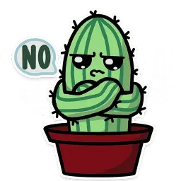 Кактус sticker 6