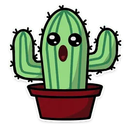 Кактус sticker 7