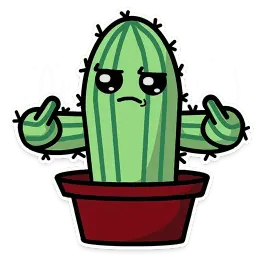 Кактус sticker 8