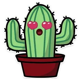 Кактус sticker 9