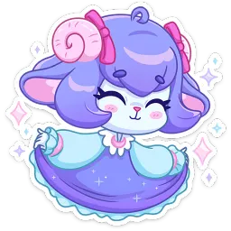 Пастушка Джиллиана Алёна Ромашова Telegram sticker pack