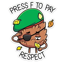 Шишка Братишка sticker 9