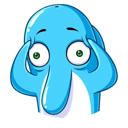 Дельфин sticker 2