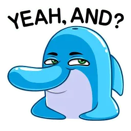 Дельфин sticker 12