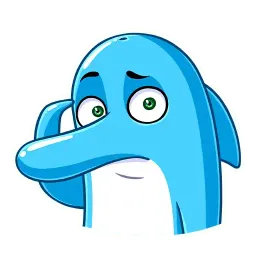 Дельфин sticker 7