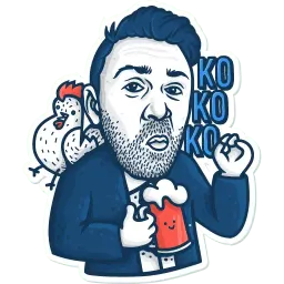 Shnurov is... sticker 3