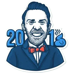 Shnurov is... sticker 4