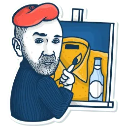 Shnurov is... sticker 7
