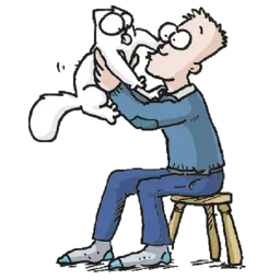 simon's cat sticker 3