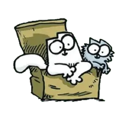 simon's cat sticker 6