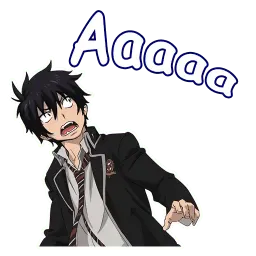Синий экзорцист sticker 10