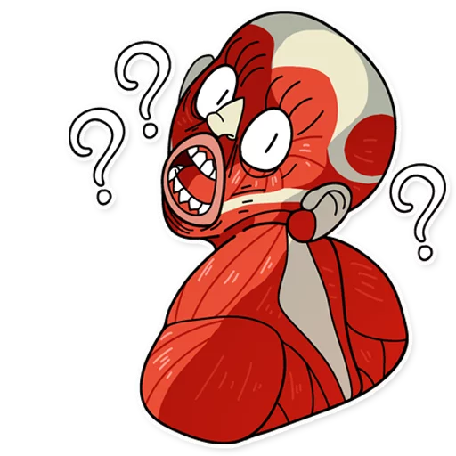 Dave the Nudist sticker 2