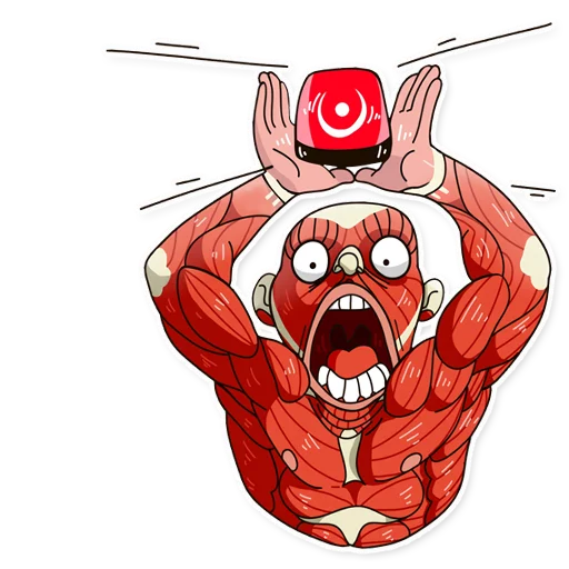 Dave the Nudist sticker 4