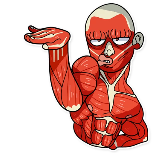 Dave the Nudist sticker 5