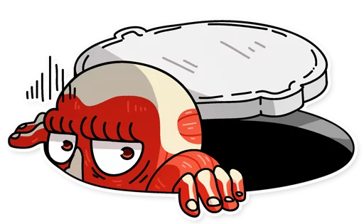 Dave the Nudist sticker 9