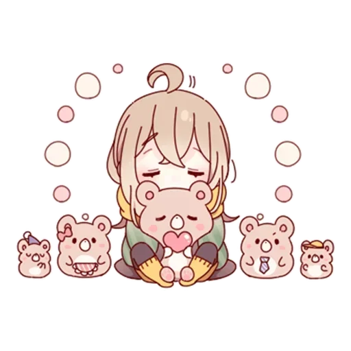 Скромная тян @nyasticks sticker 5