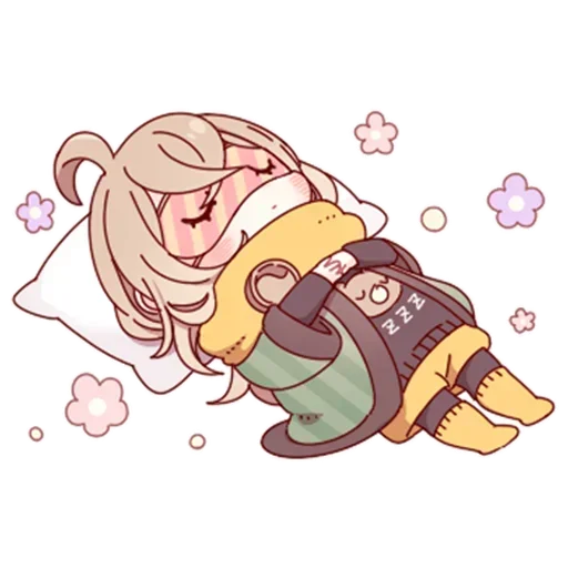 Скромная тян @nyasticks sticker 6