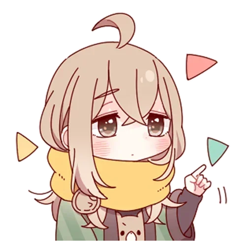 Скромная тян @nyasticks sticker 8