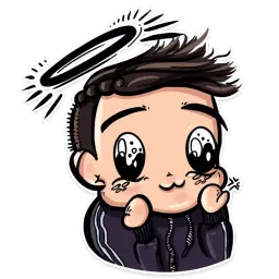 Курящий парень Telegram sticker pack