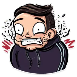 Курящий парень sticker 8