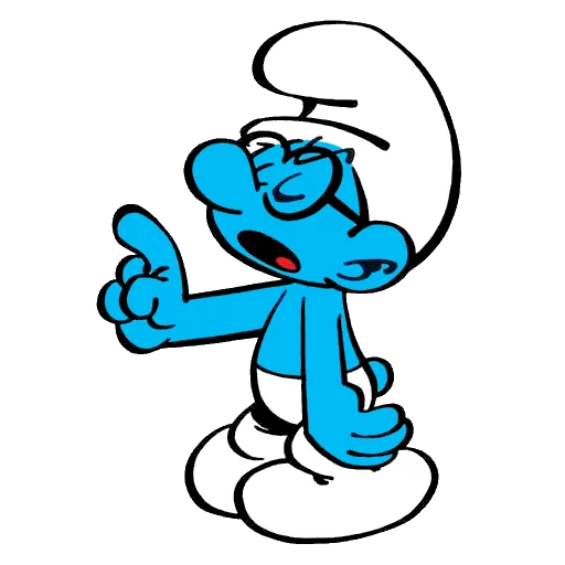 Smurf sticker 2