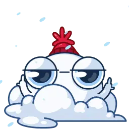 Снежок sticker 2