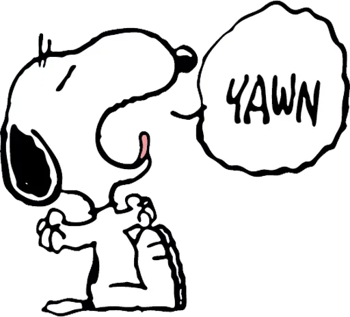 Snoopy sticker 16
