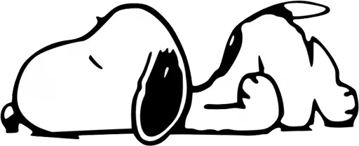 Snoopy sticker 17