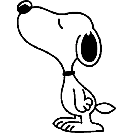 Snoopy sticker 4