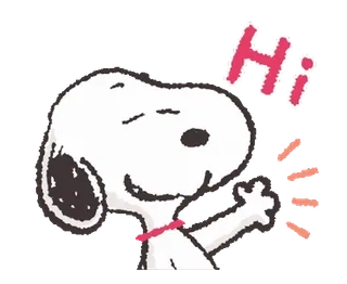 Snoopy sticker 34