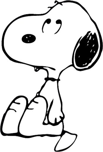 Snoopy sticker 9