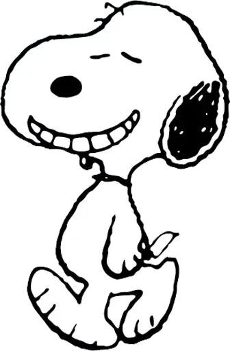 Snoopy sticker 10