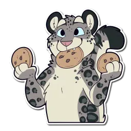 Snow Leopard Telegram sticker pack