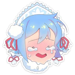 Снегурочка Юко Анастасия Кощевец sticker 2