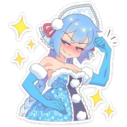Снегурочка Юко Анастасия Кощевец sticker 11