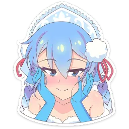 Снегурочка Юко Анастасия Кощевец sticker 5