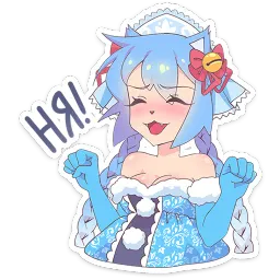 Снегурочка Юко Анастасия Кощевец sticker 7