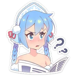 Снегурочка Юко Анастасия Кощевец sticker 9