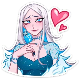 Снежная Карина Ян Ханин Telegram sticker pack