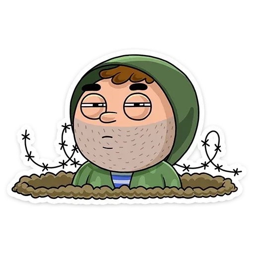 Солдат sticker 30