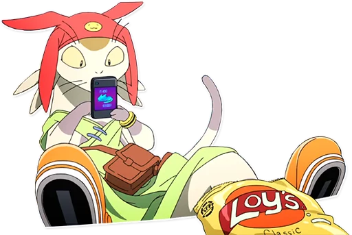 Space Dandy's Meow sticker 4