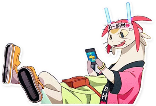 Space Dandy's Meow sticker 5