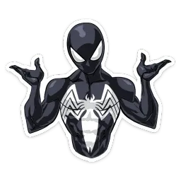 Человек-Паук. Костюм Симбиот sticker 2