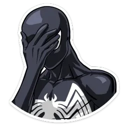 Человек-Паук. Костюм Симбиот sticker 5