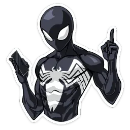 Человек-Паук. Костюм Симбиот sticker 8
