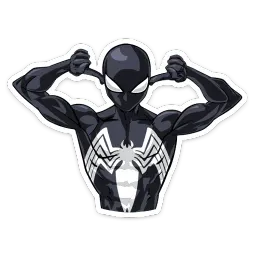 Человек-Паук. Костюм Симбиот sticker 9