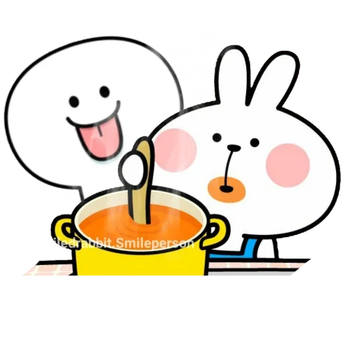 Spoiled rabbit sticker 2
